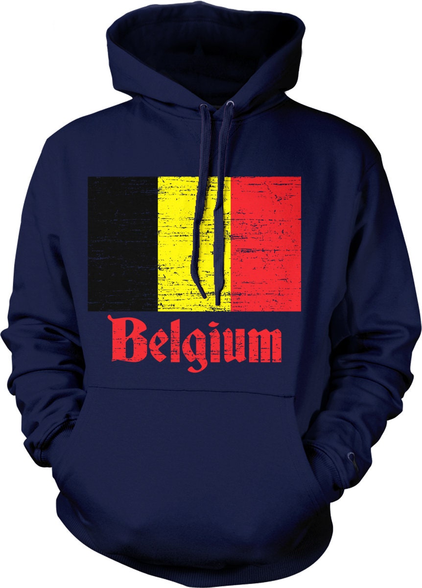 Belgian Flag Hoodie – Red Devils Sweatshirt | Unisex Soccer Fan Apparel
