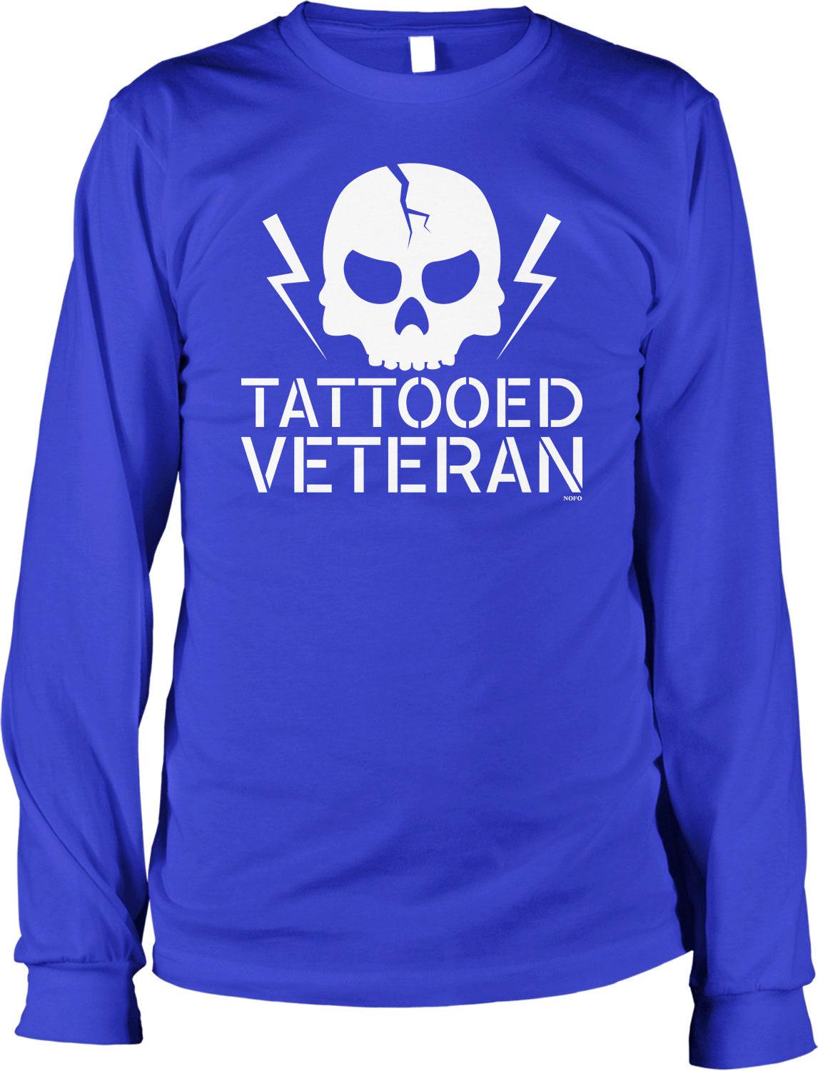 Support Our Troops Shirt - Patriotic Long Sleeve Cotton Durable Tee USA Flag