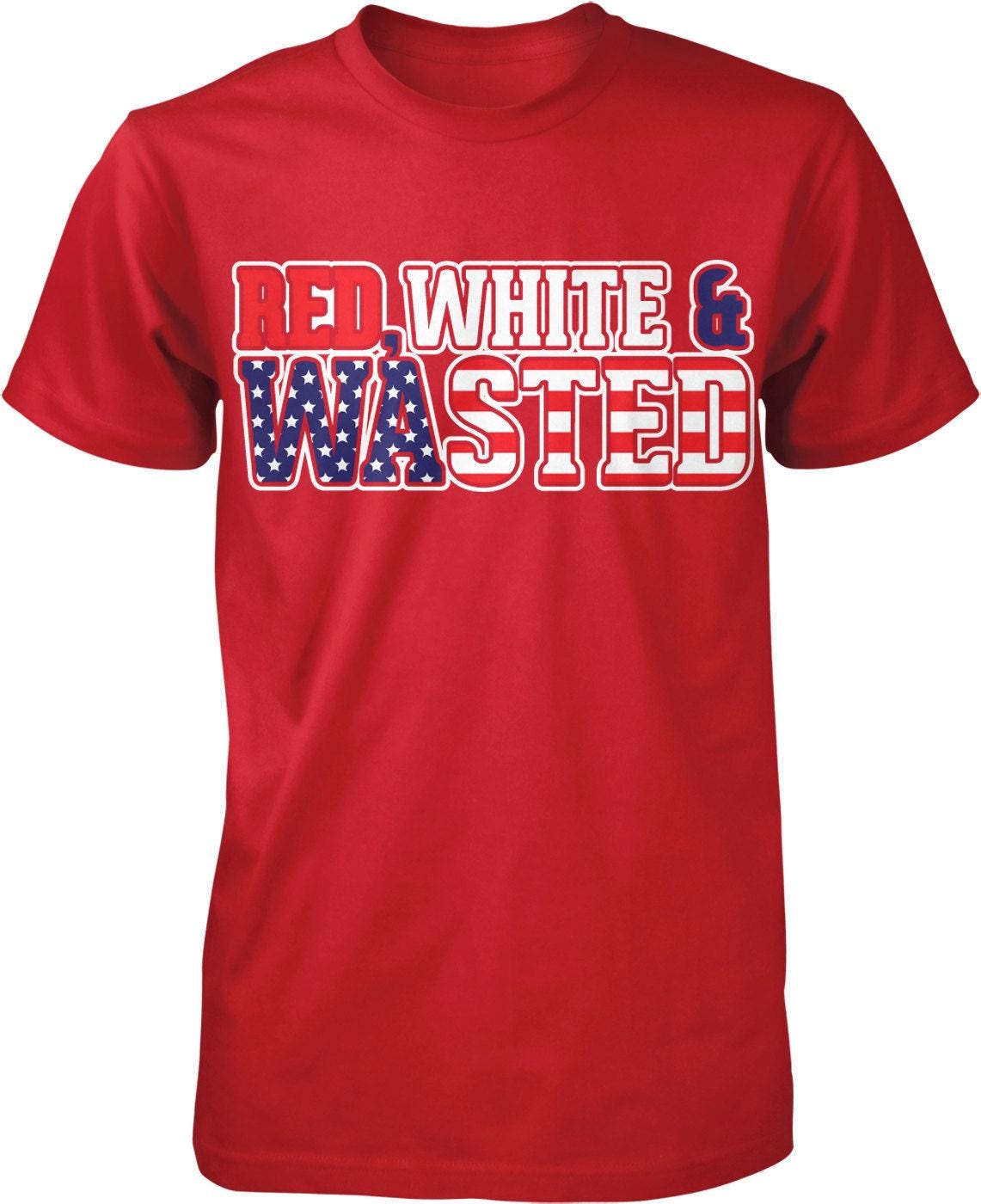 USA Pride T-Shirt - Patriotic Cotton Tee With Bold Flag Graphic Design