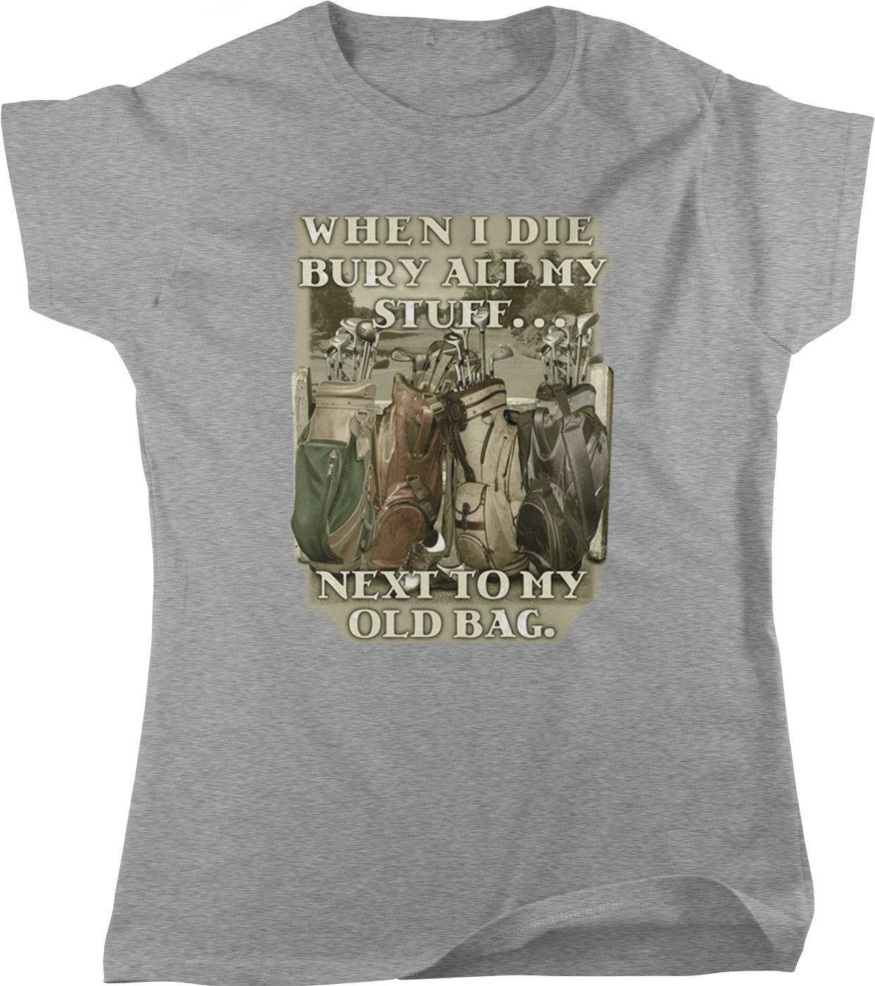 Women's Golf T-Shirt - Funny Golf Tee With Soft Cotton & Seamless Collar Shirt