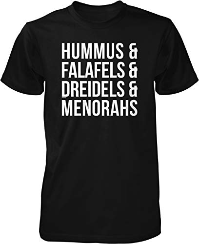 NOFO Clothing Co Hummus & Falafels & Dreidels & Menorahs Men's T-Shirt