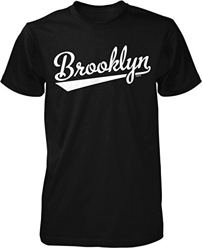 NOFO Clothing Co Brooklyn Script Baseball Font Men's T-Shirt