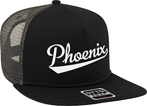 NOFO Clothing Co Phoenix Script Baseball Font Snapback Trucker Hat