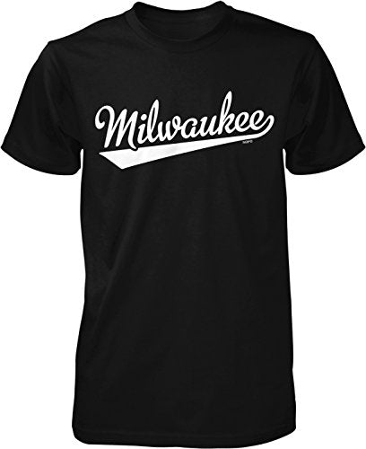 NOFO Clothing Co Milwaukee The City Baseball Font Men's T-Shirt