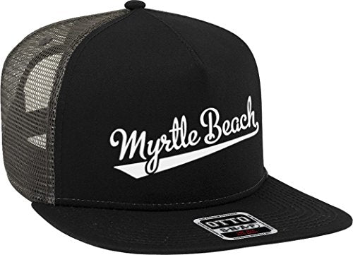 NOFO Clothing Co Myrtle Beach Script Baseball Font Snapback Trucker Hat