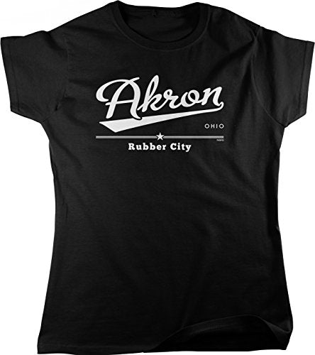 NOFO Clothing Co Akron, Ohio, Rubber City Women's T-Shirt