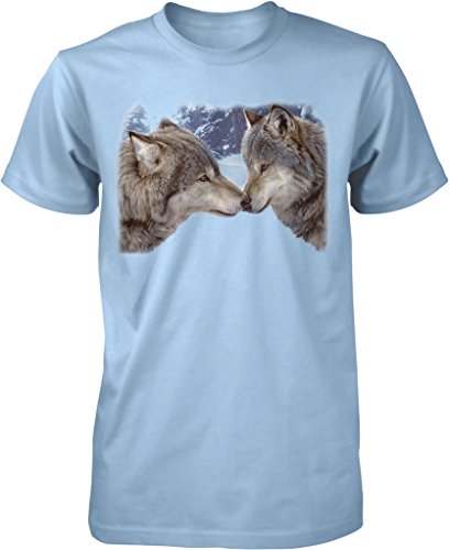 NOFO Clothing Co Wolves, Two Wolves in The Winter Men's T-Shirt