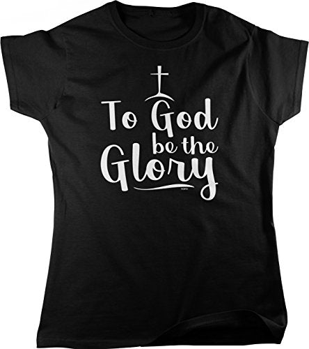 God Be The Glory Women's Cotton T-Shirt - NOFO Clothing Apparel Full Cut Tee