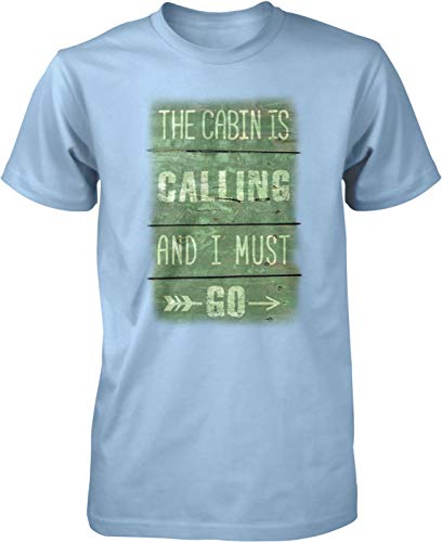 NOFO Clothing Co The Cabin is Calling and I Must Go Men's T-Shirt