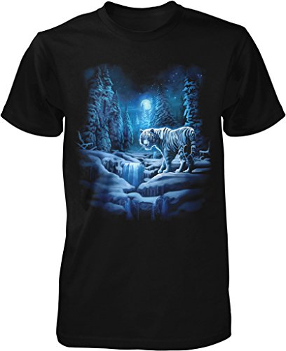 NOFO Clothing Co Snow Tiger, White Tiger Men's T-Shirt