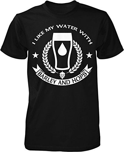 NOFO Clothing Co. I Like My Water with Barley and Hops Men's T-Shirt