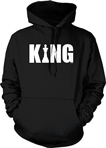 NOFO Clothing Co Chess Enthusiast, King Chess Piece Hooded Sweatshirt