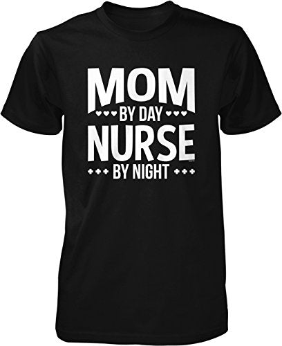 NOFO Clothing Co Mom by Day, Nurse by Night Men's T-Shirt