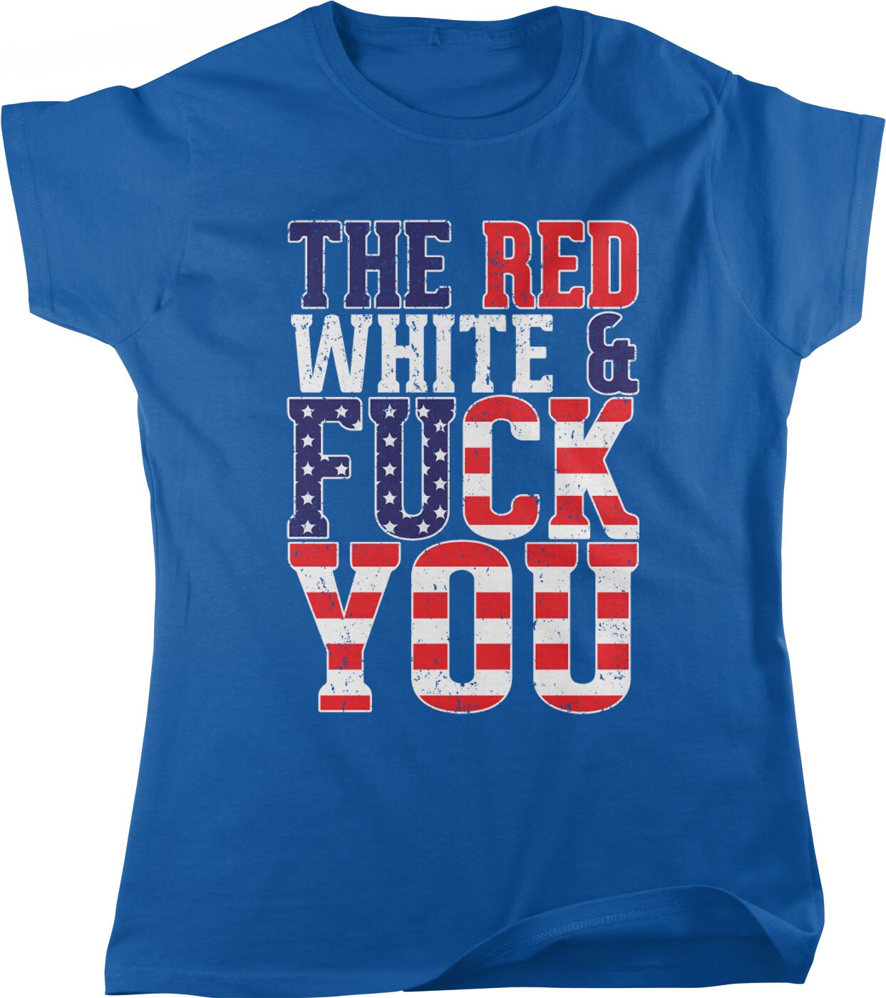 American Pride T-Shirt – USA Flag Shirt | Women's Patriotic Tee, Cotton Full Cut