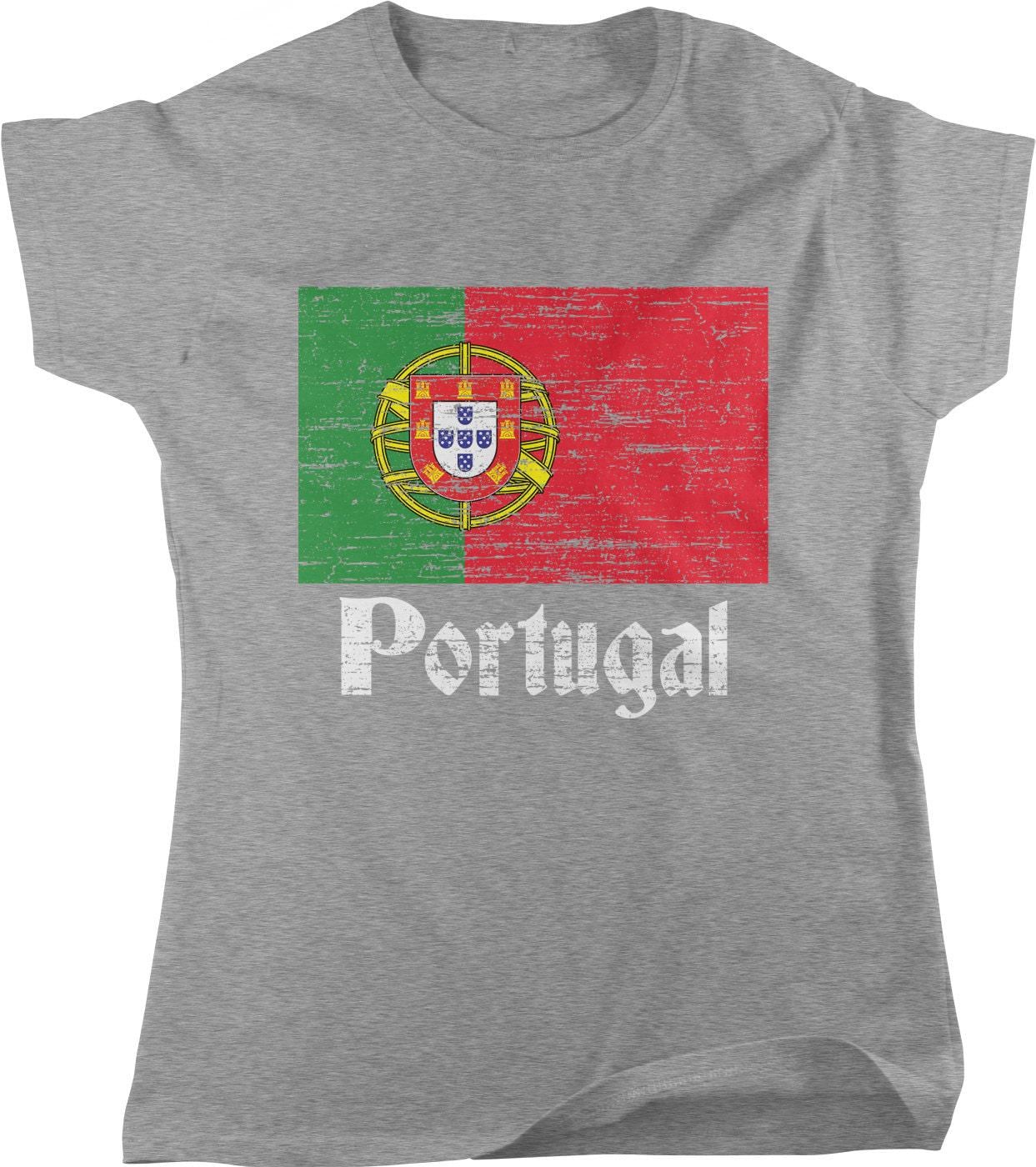 Portuguese Flag Shirt - Women's Soccer Tee | Soft Cotton Pre-Shrunk Cotton