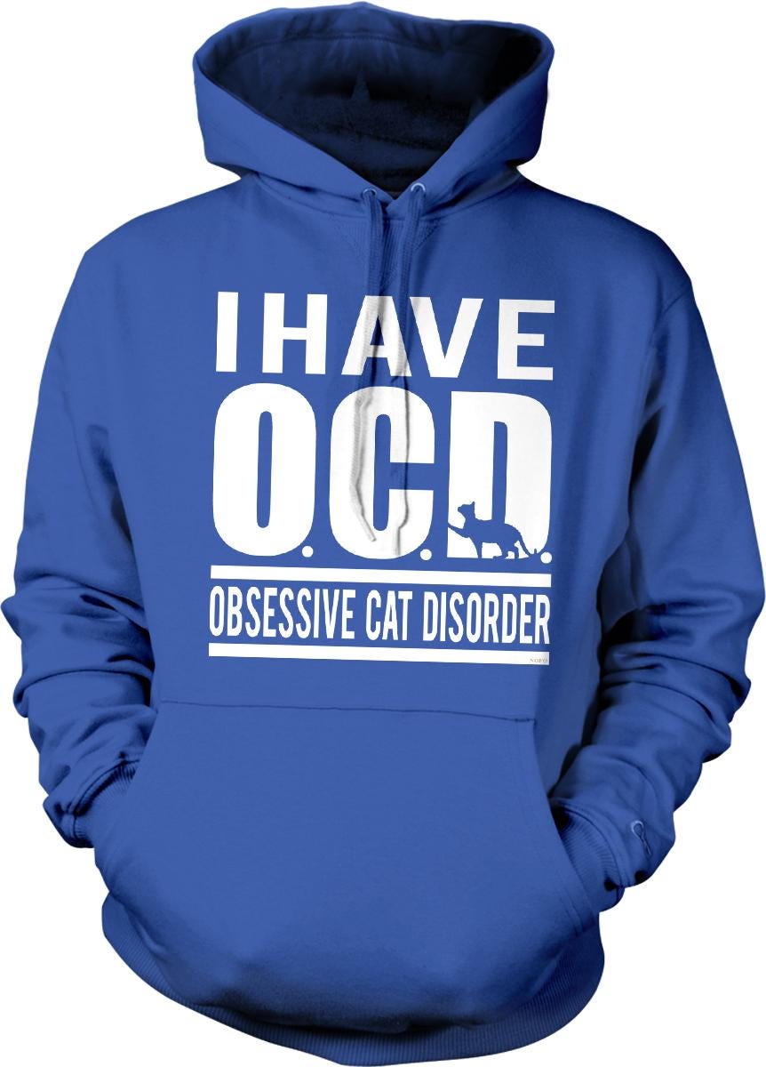 Cat Mom Hoodie - Cozy Hooded Sweatshirt with Playful Cat Design & Roomy Pouch Pocket