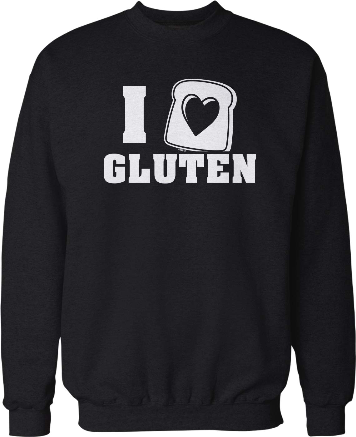 NOFO Clothing Co I Love Gluten Crew Neck Sweatshirt