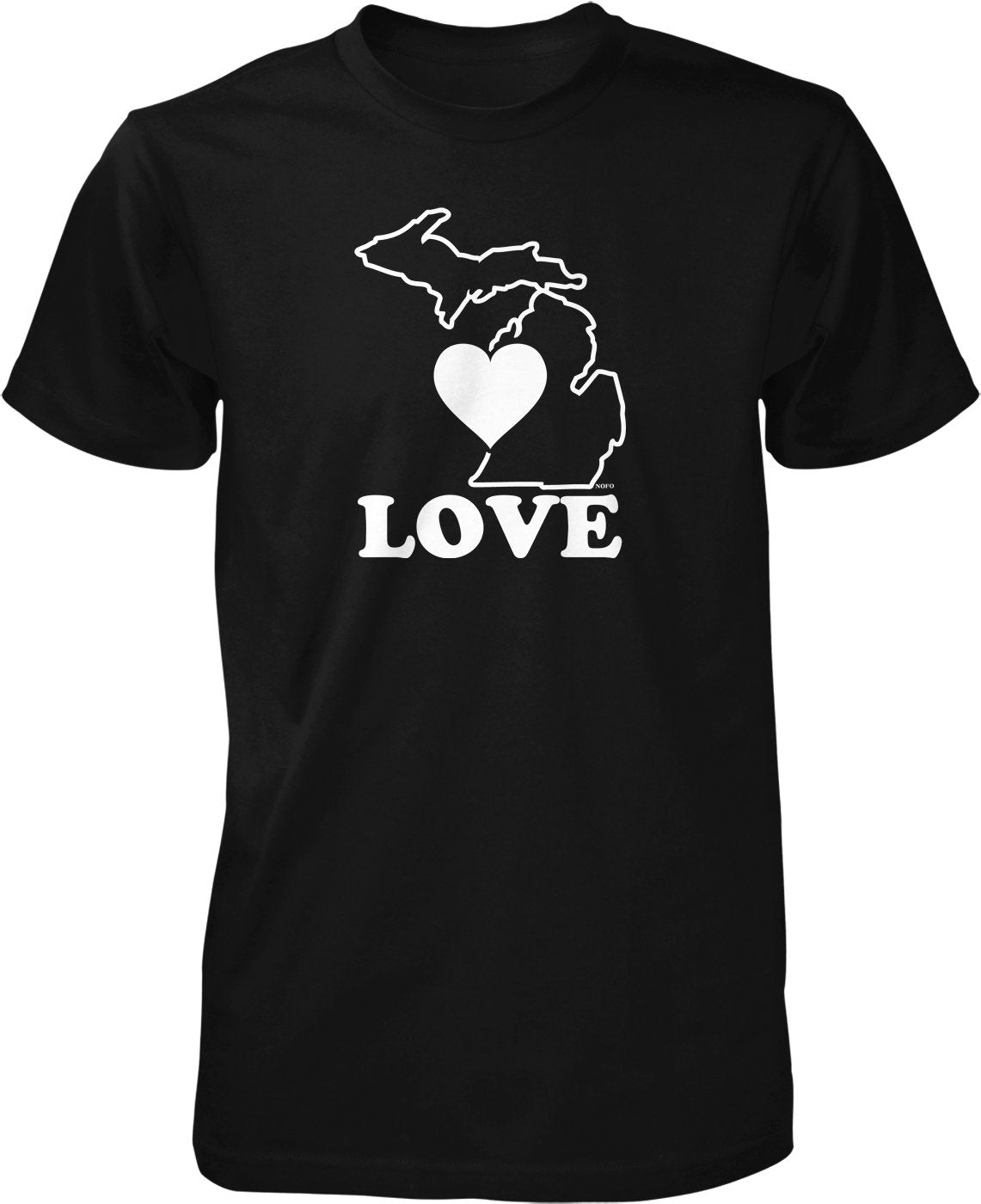 NOFO Clothing Co Love Michigan Men's T-Shirt