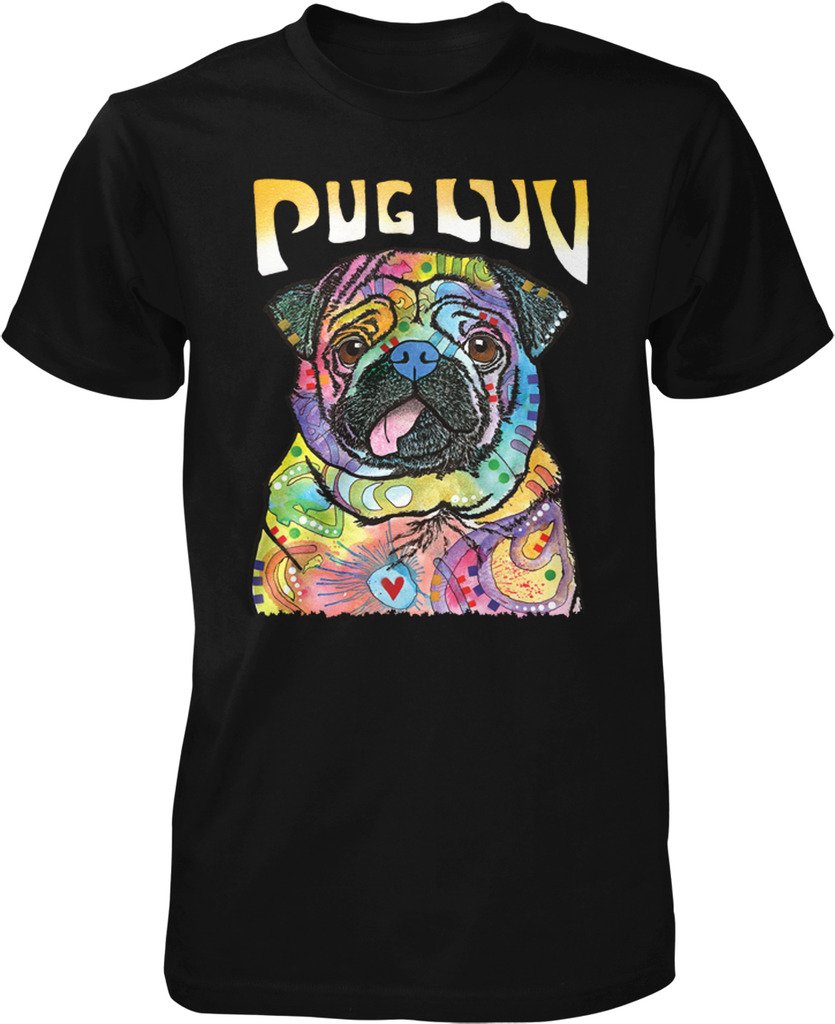 NOFO Clothing Co Pug Luv, Love My Pug Men's T-Shirt