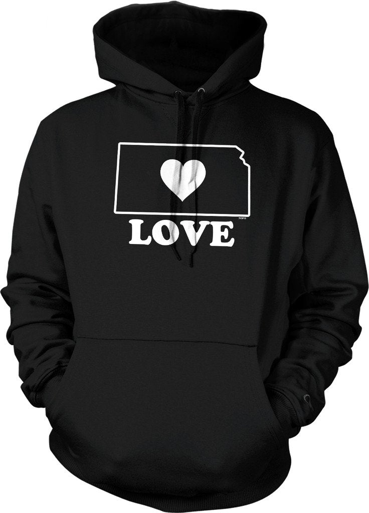 NOFO Clothing Co Kansas Love Hooded Sweatshirt