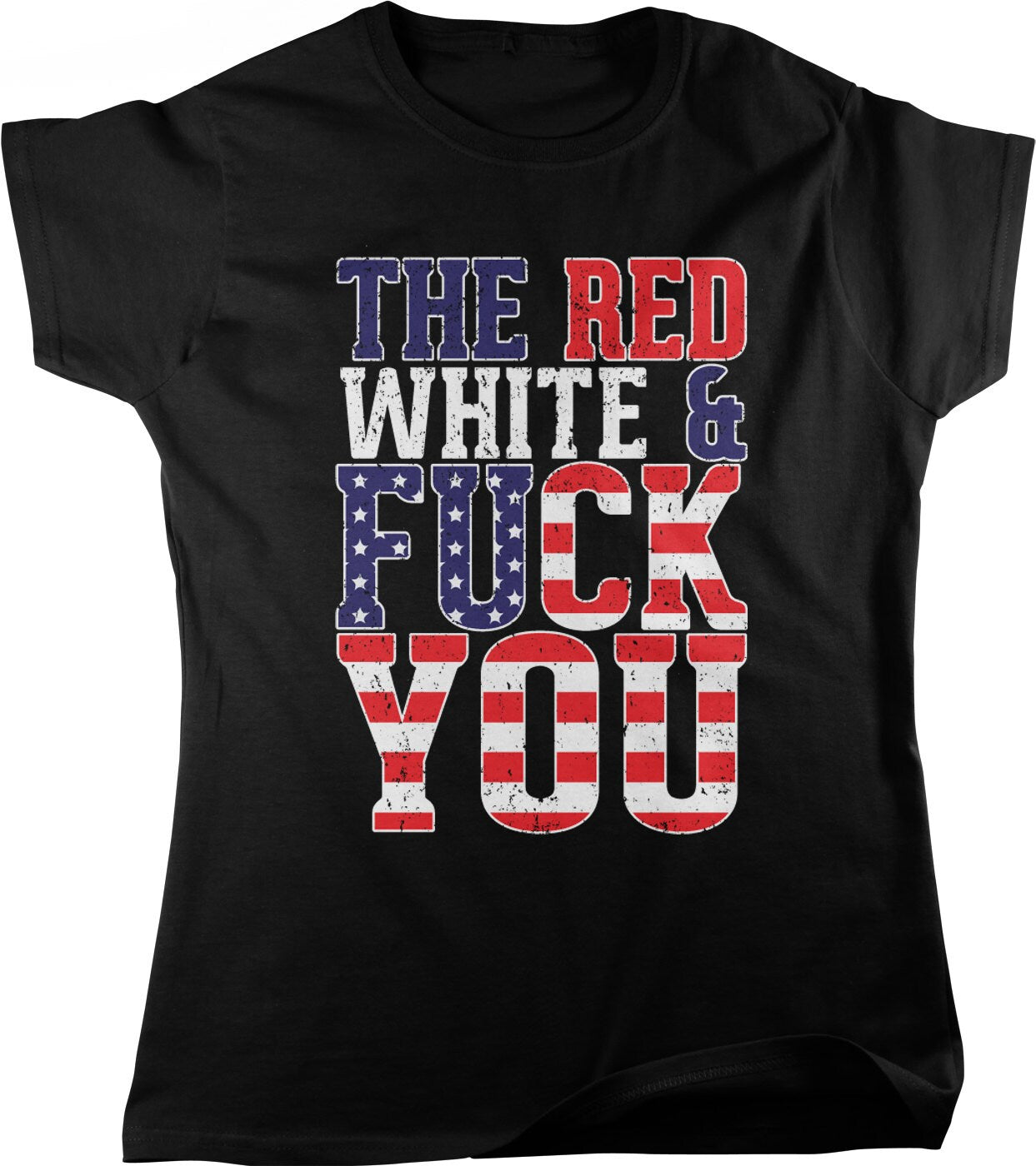 American Pride T-Shirt – USA Flag Shirt | Women's Patriotic Tee, Cotton Full Cut
