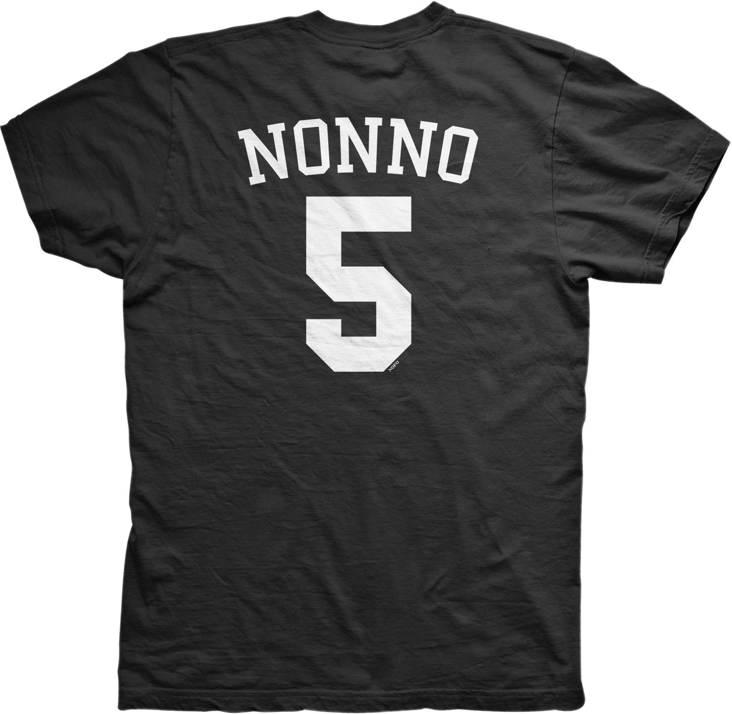 NOFO Clothing Co Back Print, Nonno 5, Jersey Number Design Men's T-Shirt