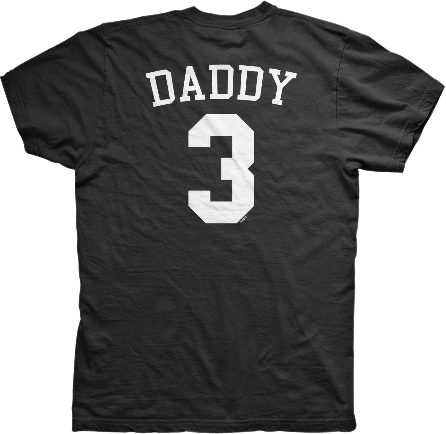 NOFO Clothing Co Back Print, Daddy 3, Jersey Number Design Men's T-Shirt