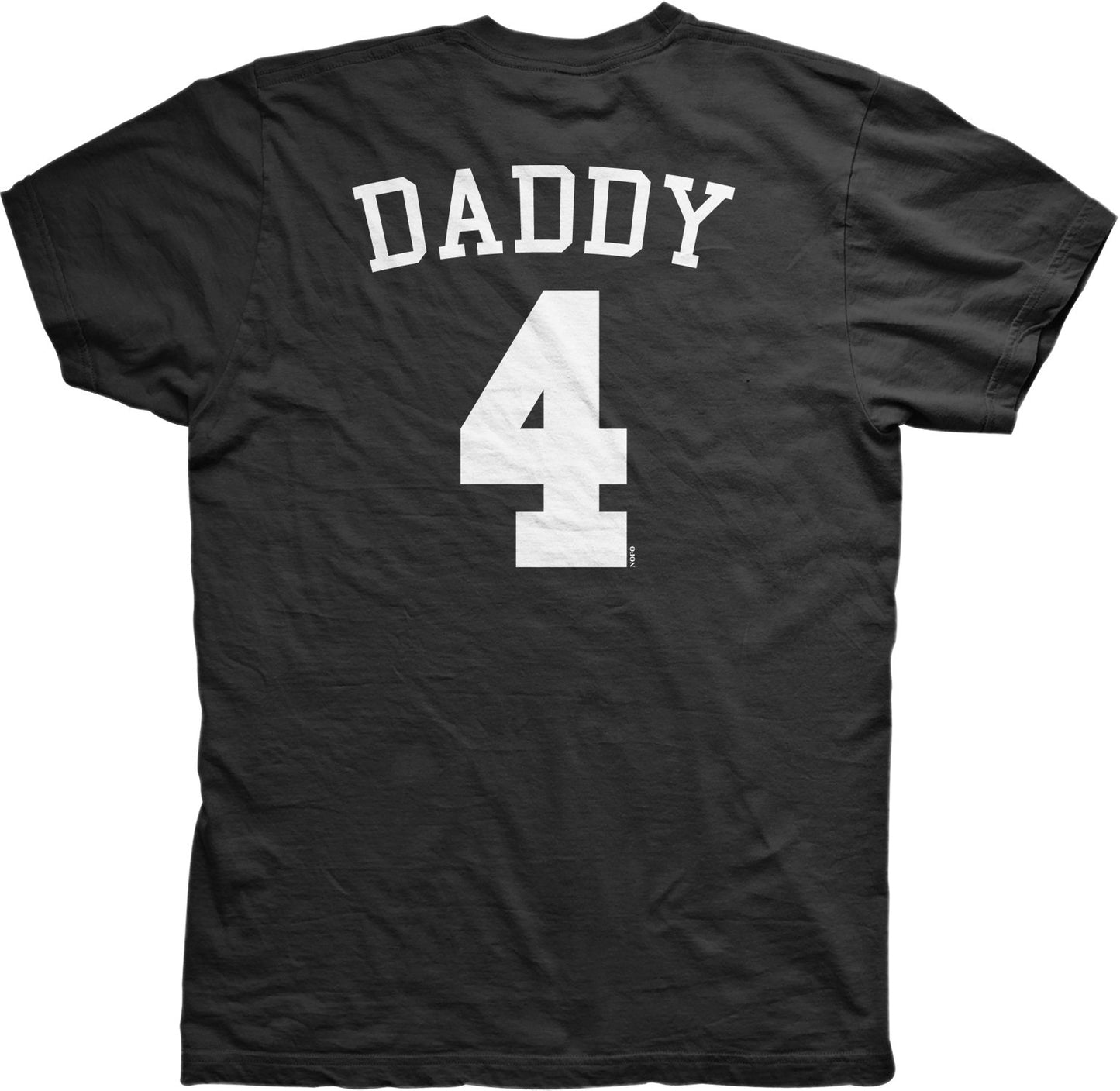 NOFO Clothing Co Back Print, Daddy 4, Jersey Number Design Men's T-Shirt