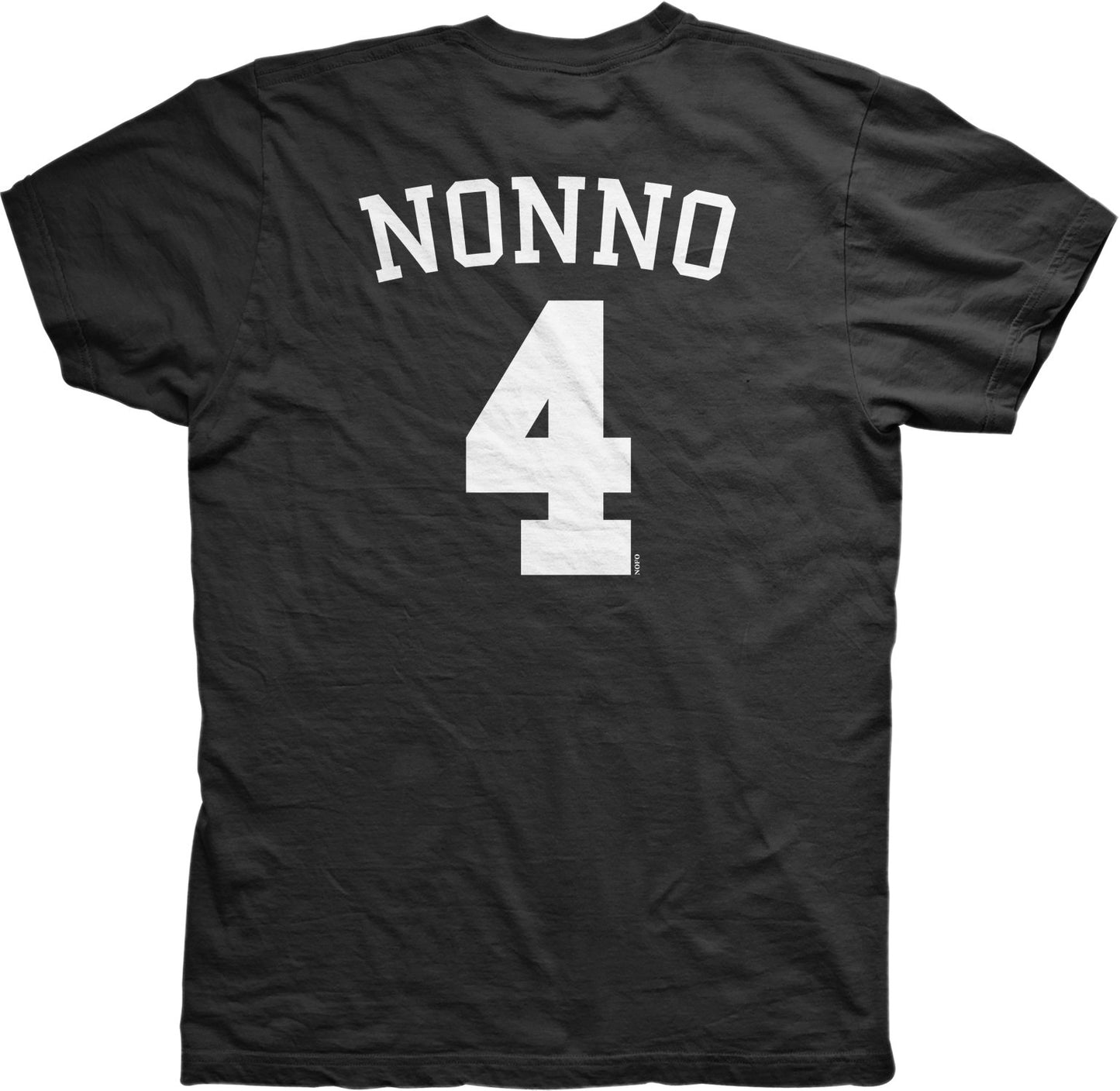 NOFO Clothing Co Back Print, Nonno 4, Jersey Number Design Men's T-Shirt