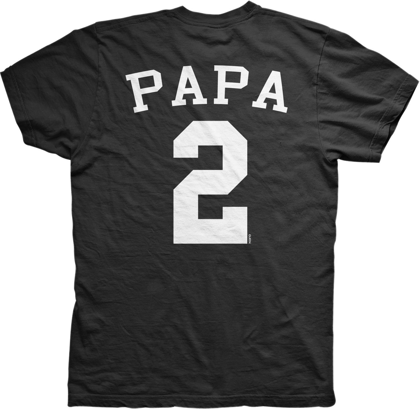 NOFO Clothing Co Back Print, PAPA 2, Jersey Number Design Men's T-Shirt