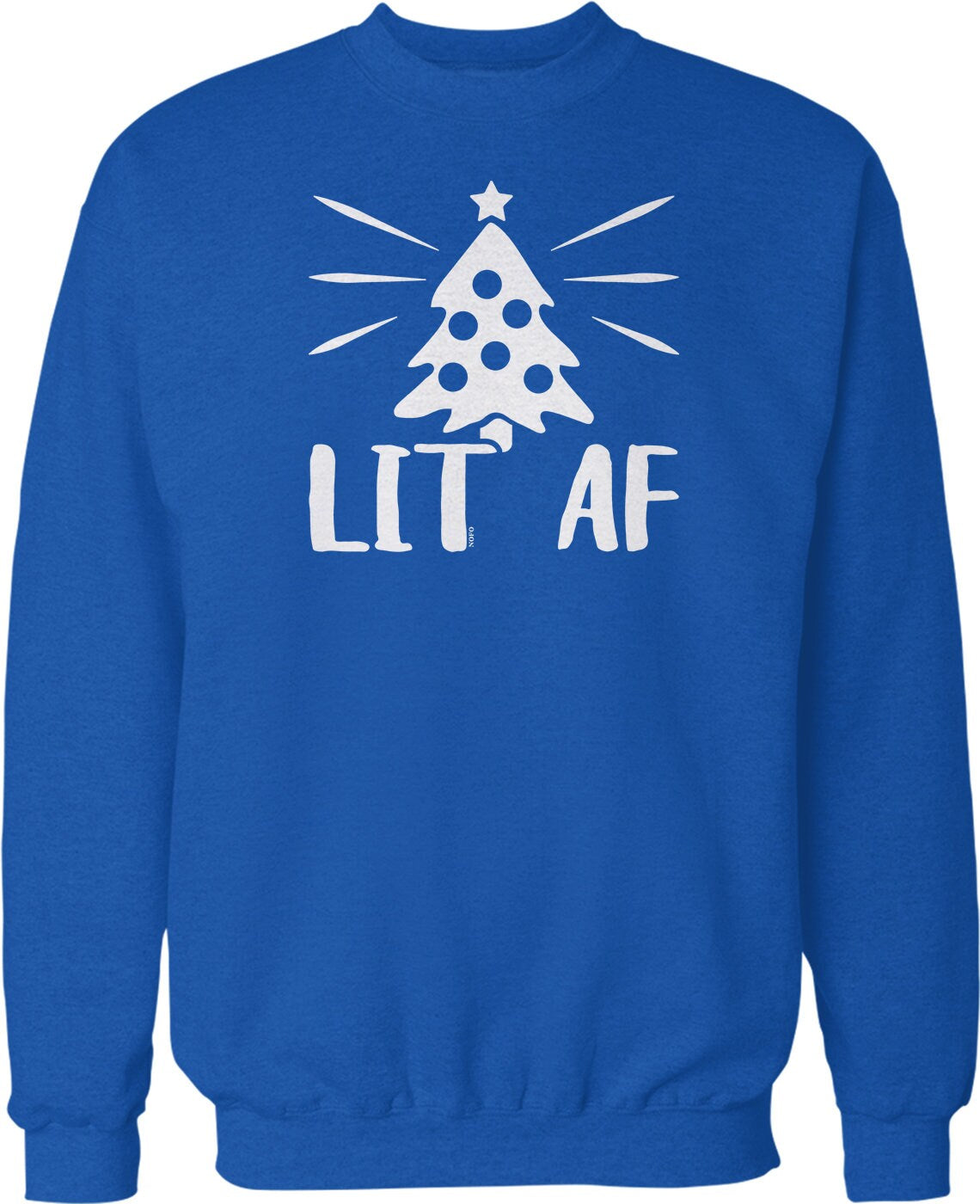Christmas Tree Sweatshirt – Cozy Holiday Crew Neck With Pouch Pocket Hoodie