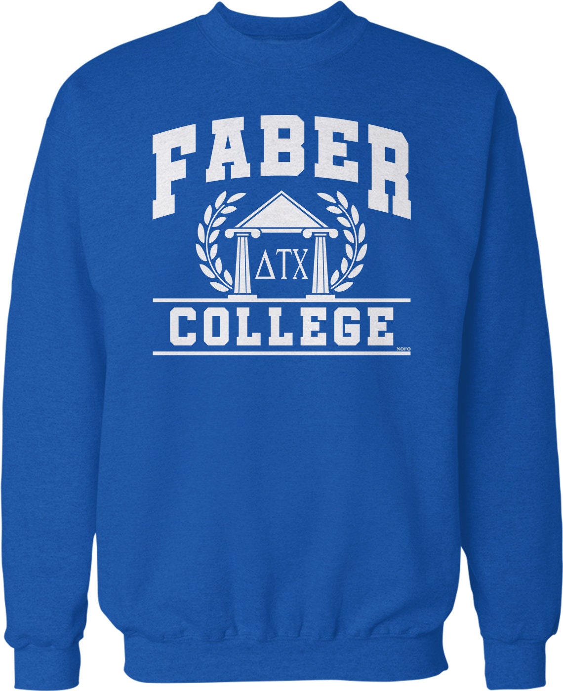 Crew Neck Sweatshirt – Delta Tau Chi College Apparel With Pouch Pocket Hoodie