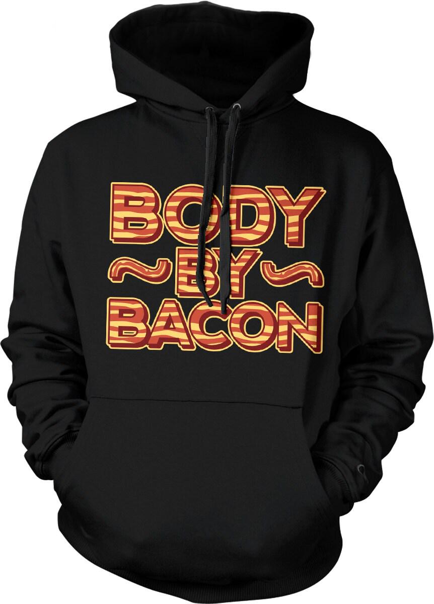 Bacon Sweatshirt – Funny Meat Lover Hoodie with Soft Cotton Blend Fabric