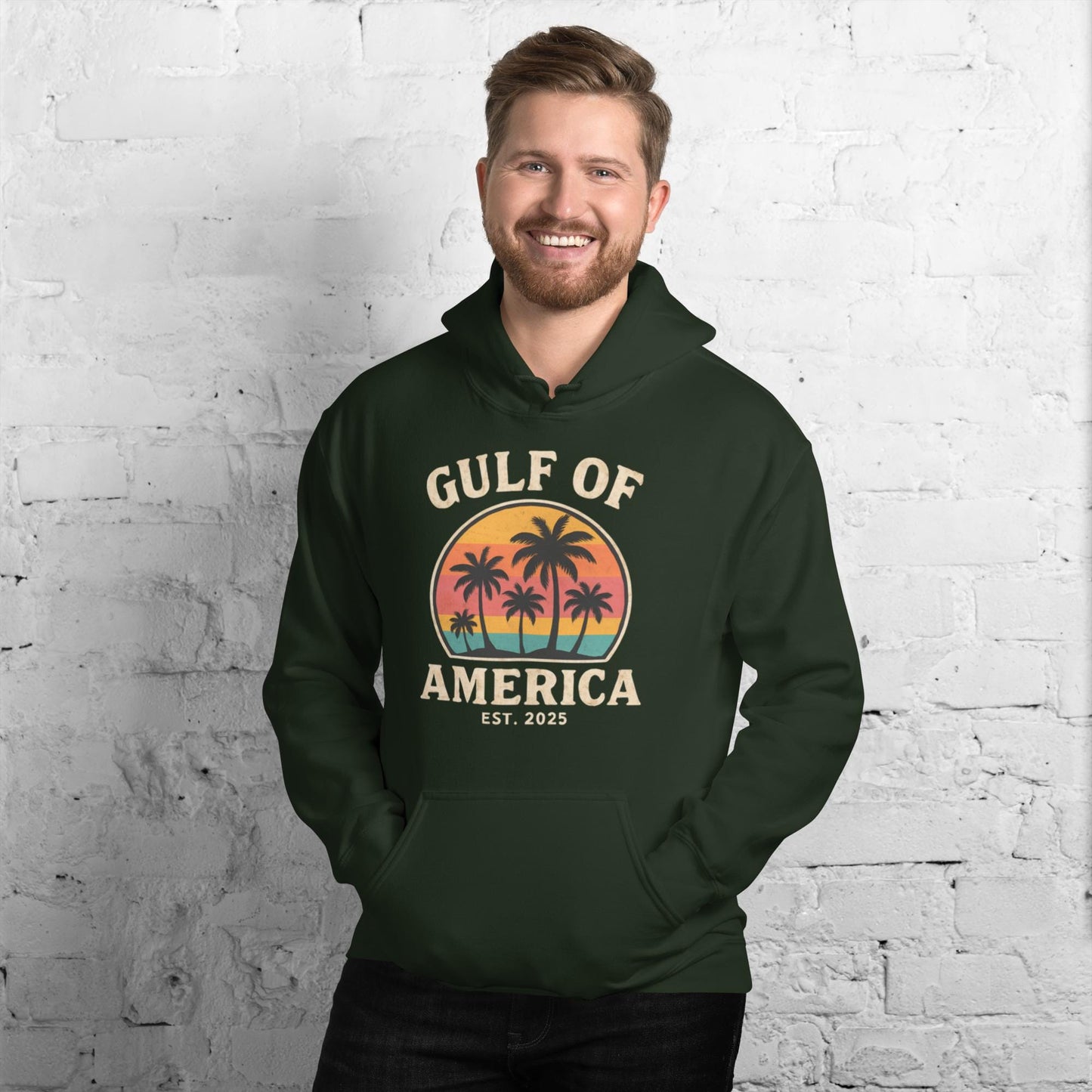 gulf of america est. 2105, maga Unisex Hoodie