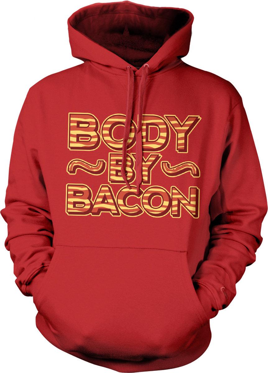 Bacon Sweatshirt – Funny Meat Lover Hoodie with Soft Cotton Blend Fabric