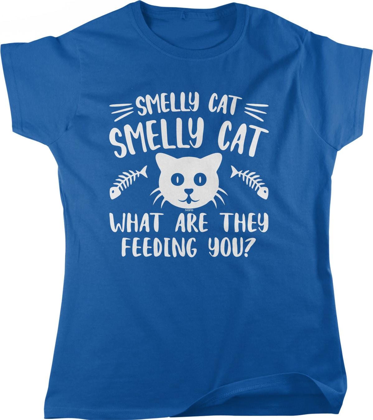 Smelly Cat T-shirt - Women's Cotton Tee | Iconic TV Sitcom Apparel, Pre-Shrunk Cotton