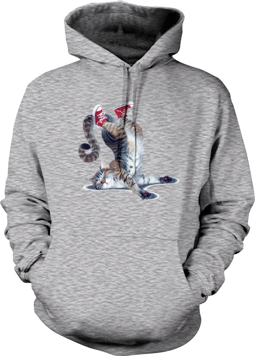 Cat Hoodie - Playful Cat Apparel With Quirky Design | Cotton Polyester Blend Sweatshirt