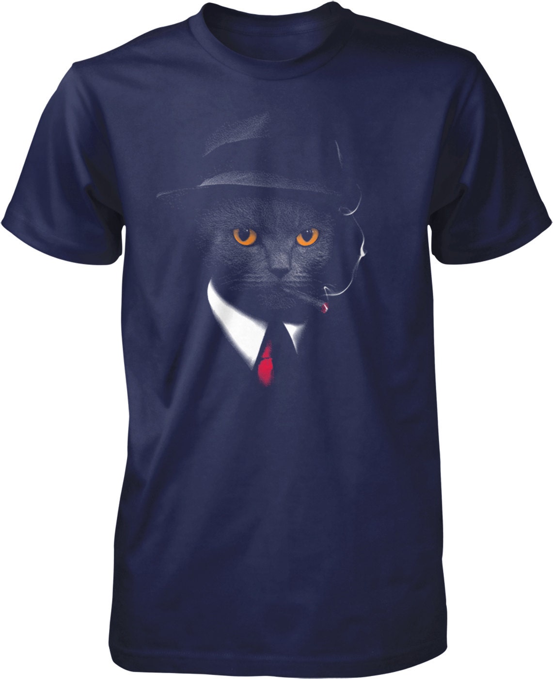 Undercover Cat T-Shirt - Spy Design Shirt | Durable Cotton Tee, Comfort Fit