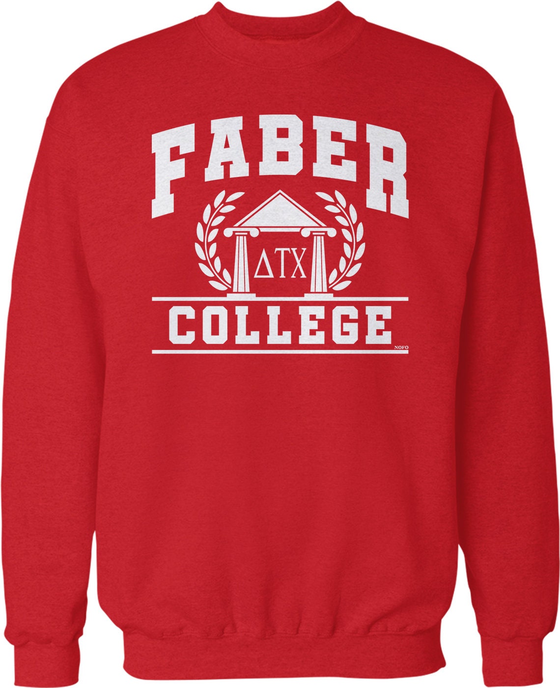 Crew Neck Sweatshirt – Delta Tau Chi College Apparel With Pouch Pocket Hoodie