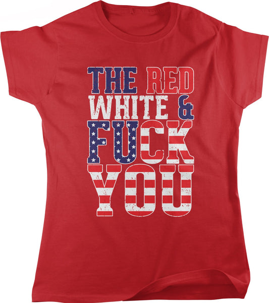 American Pride T-Shirt – USA Flag Shirt | Women's Patriotic Tee, Cotton Full Cut