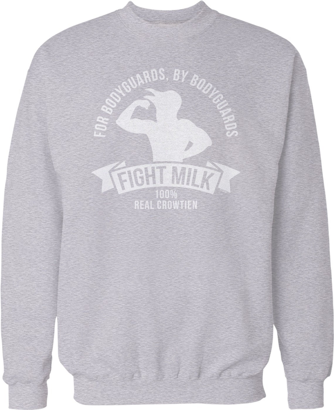 Fight Milk Sweatshirt – Cozy Crew Neck With Bird Lawyer Design, Durable Cotton Blend