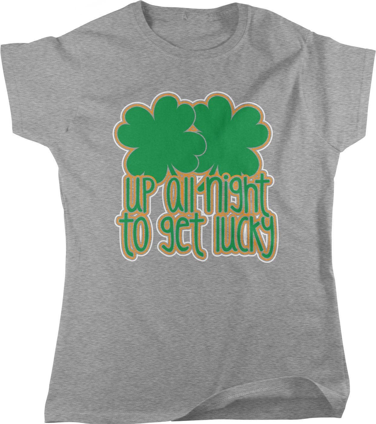 Irish Lucky Clover Shirt – Women's Shamrock Tee | St Patricks Day Apparel