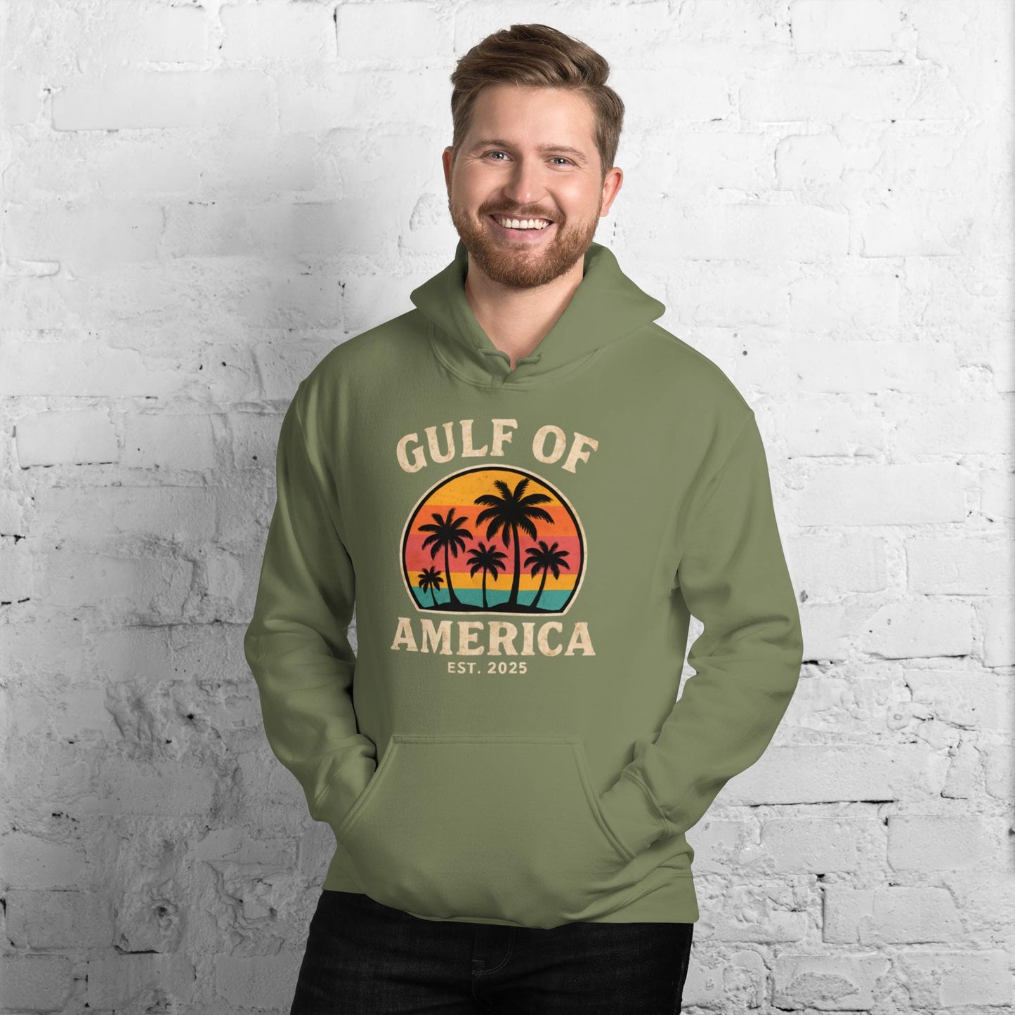 gulf of america est. 2105, maga Unisex Hoodie