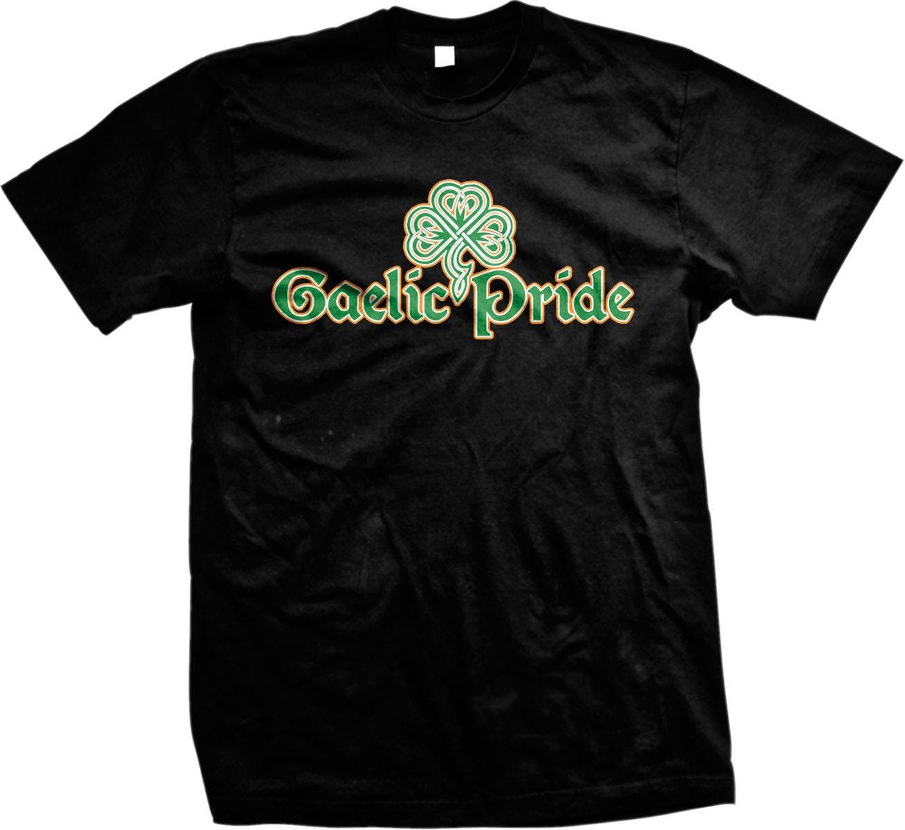 Gaelic Pride Tee – Irish Shamrock Shirt | Soft Durable Fabric | Men's Cotton T-Shirt