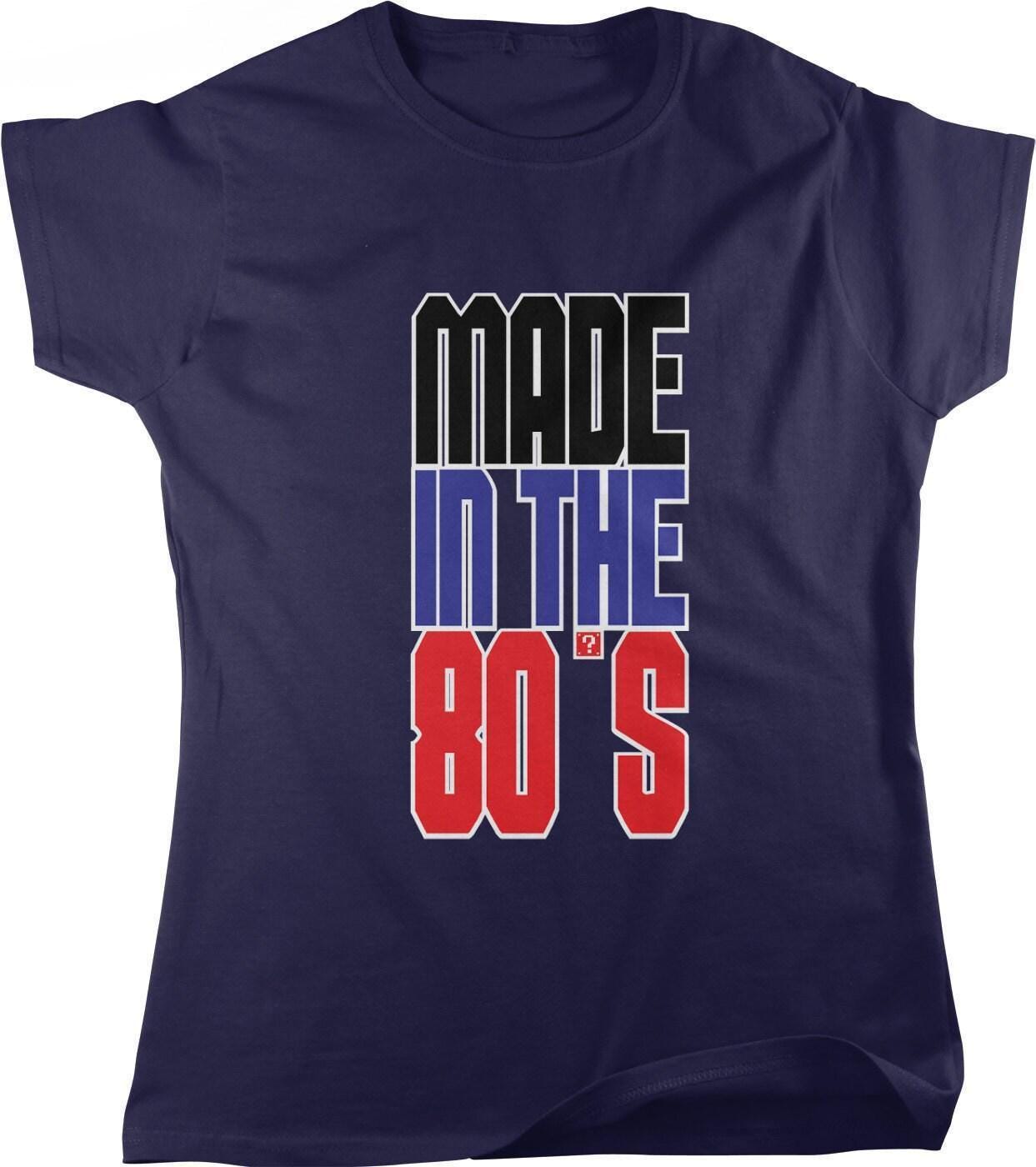 80s Birthday T-Shirt – Vintage Women's Tee | Pre Shrunk Cotton, Full Cut Fit