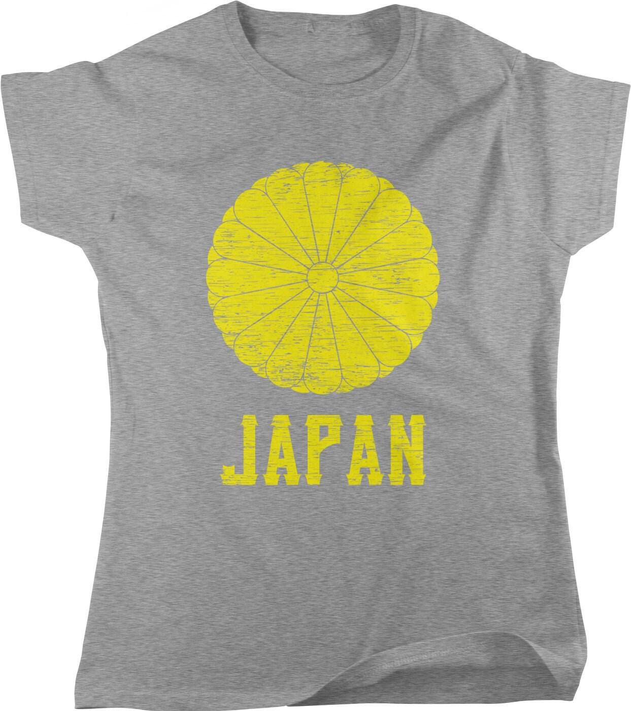 Japanese Flower Crest Tee - Asian Inspired Shirt | Comfortable Cotton Top