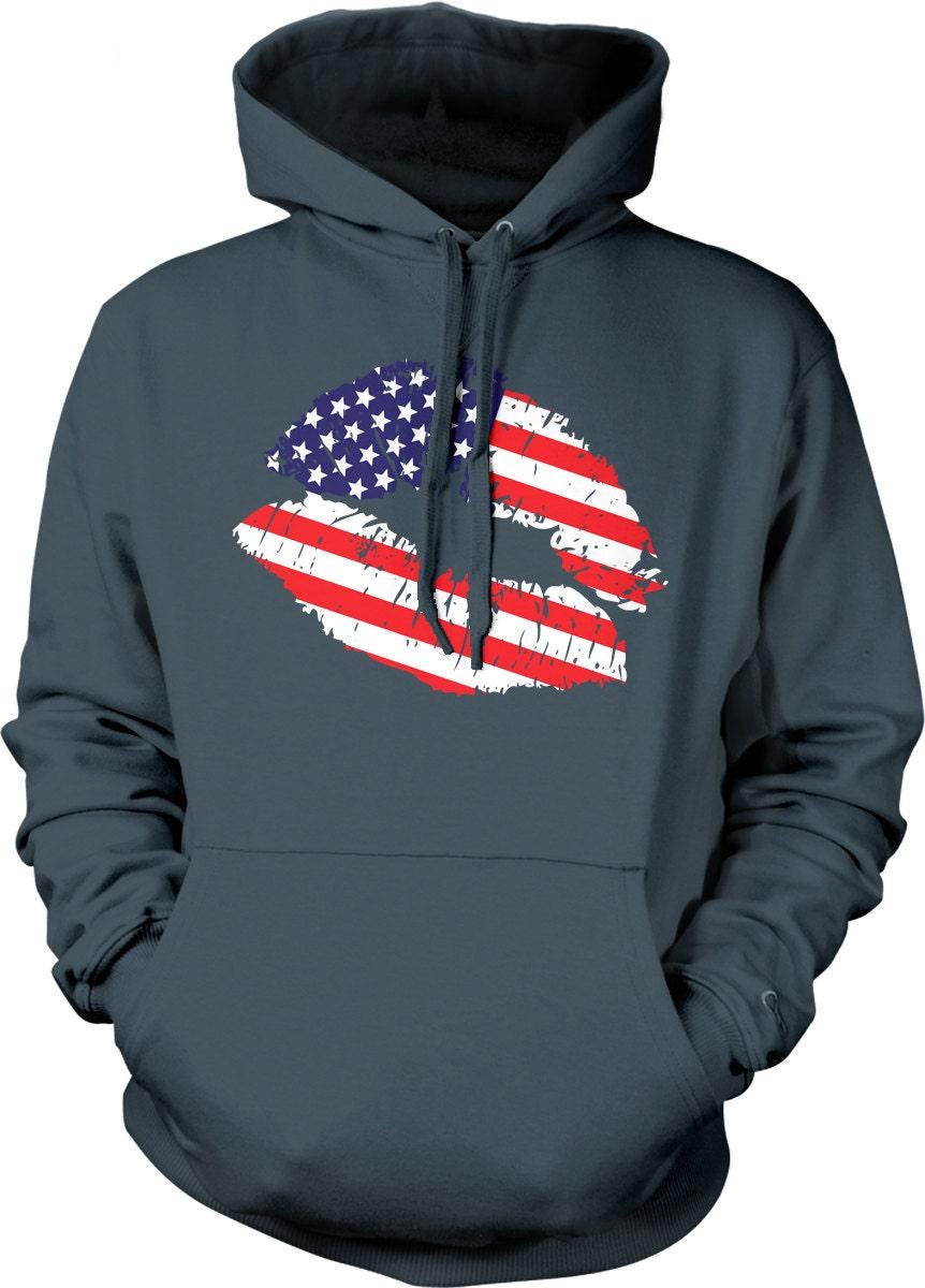 American Flag Sweatshirt – US Pride Hoodie | Unisex Casual Cotton Polyester Blend