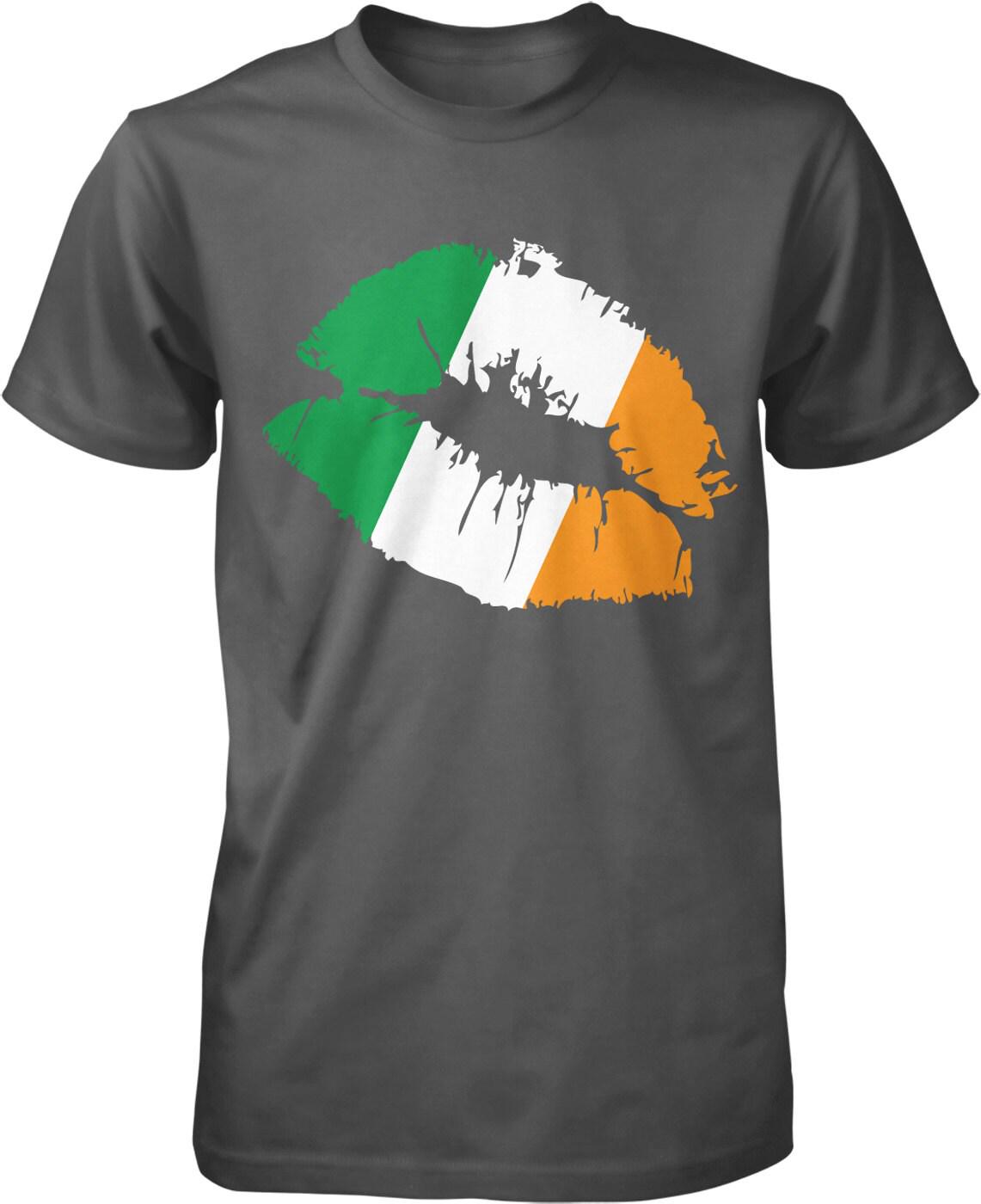 Irish Pride T-Shirt - Lucky Shamrock Kiss Design | St Patrick's Day Tee
