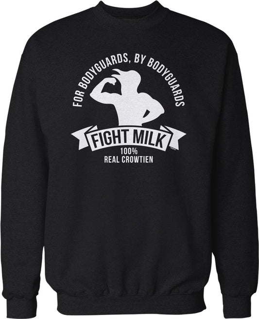 Fight Milk Sweatshirt – Cozy Crew Neck With Bird Lawyer Design, Durable Cotton Blend