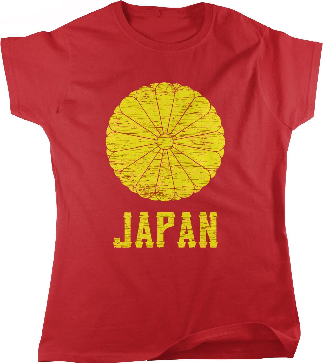 Japanese Flower Crest Tee - Asian Inspired Shirt | Comfortable Cotton Top